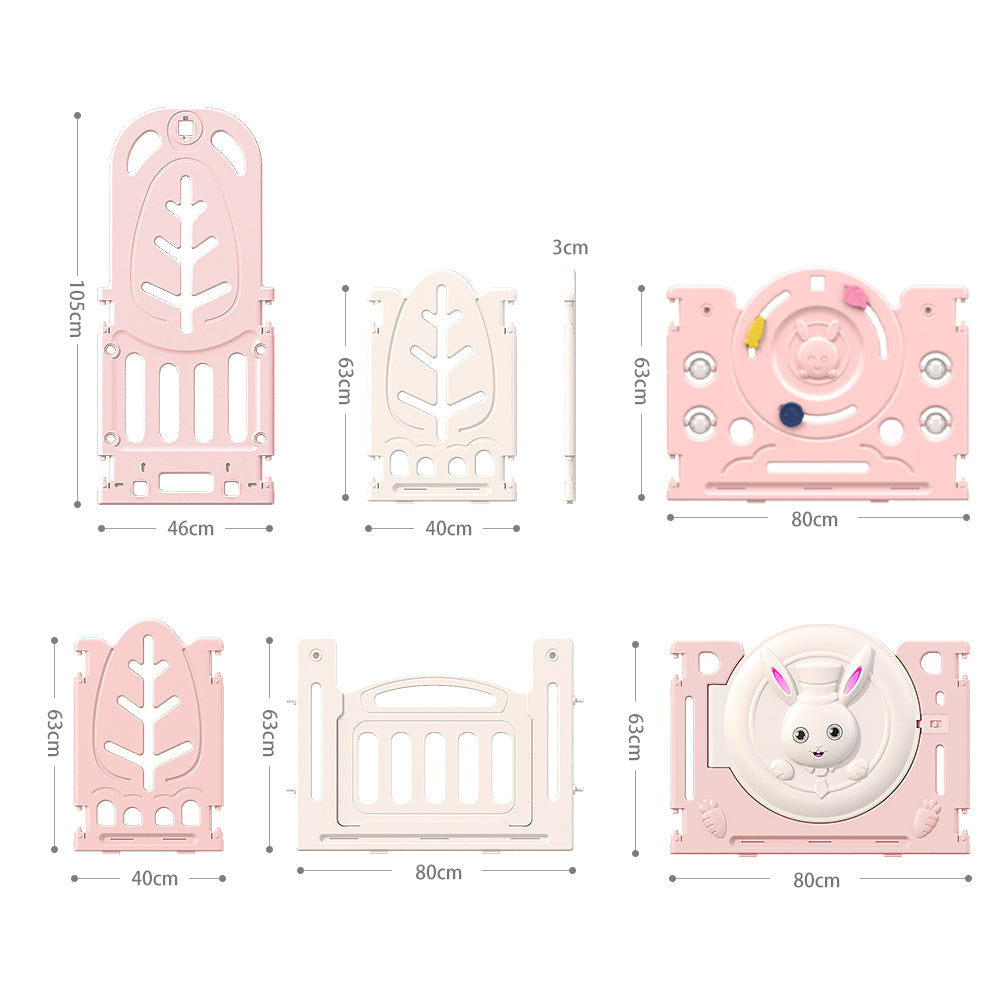 Eeeza Foldable Children's Playpen With Swing