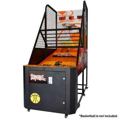 Eeeza 120W Basketball Shooting Machine With Electronic Scoreboard - Black