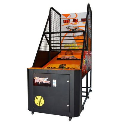 Eeeza 120W Basketball Shooting Machine With Electronic Scoreboard - Black