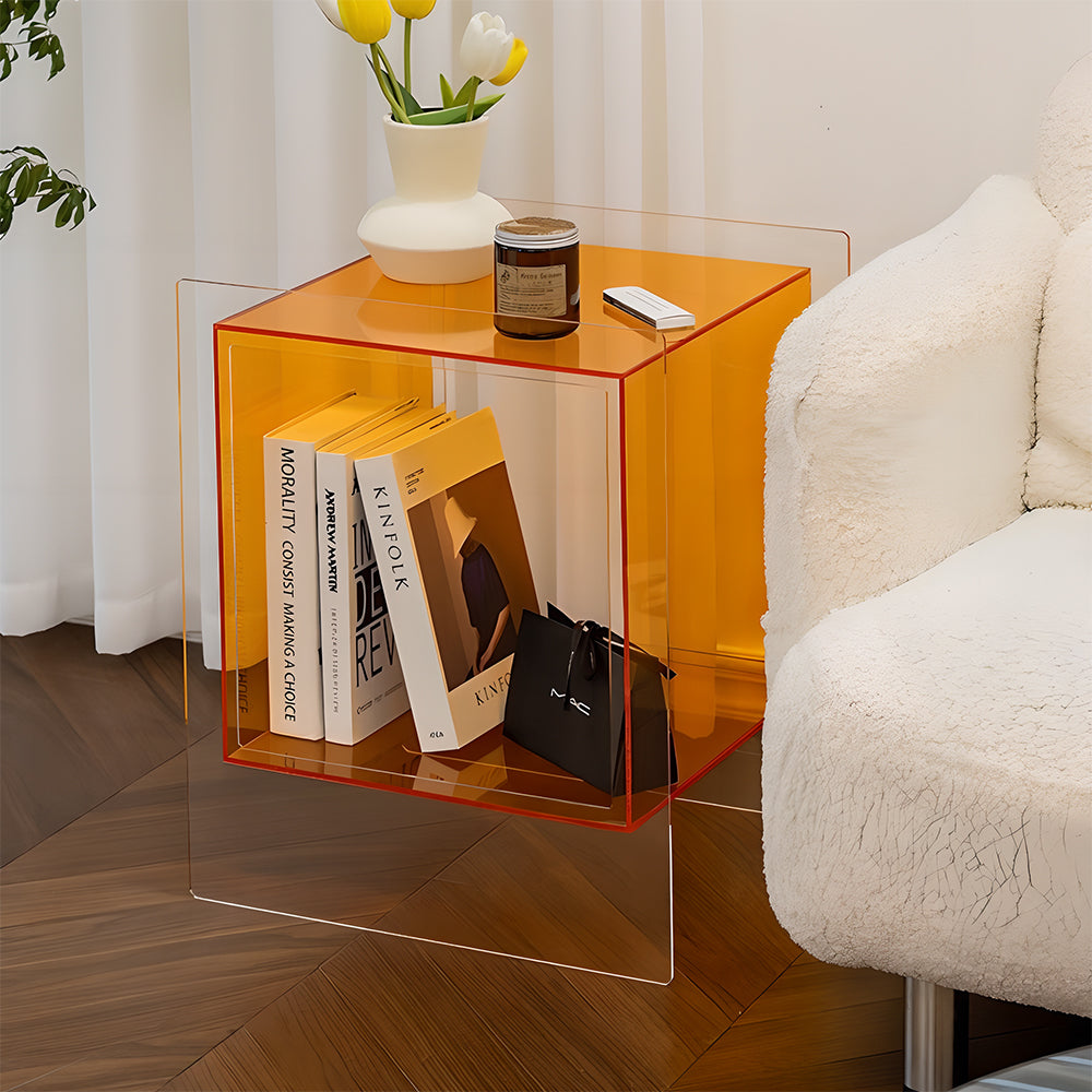 Eeeza Minimalist Acrylic Transparent Storage Cabinet