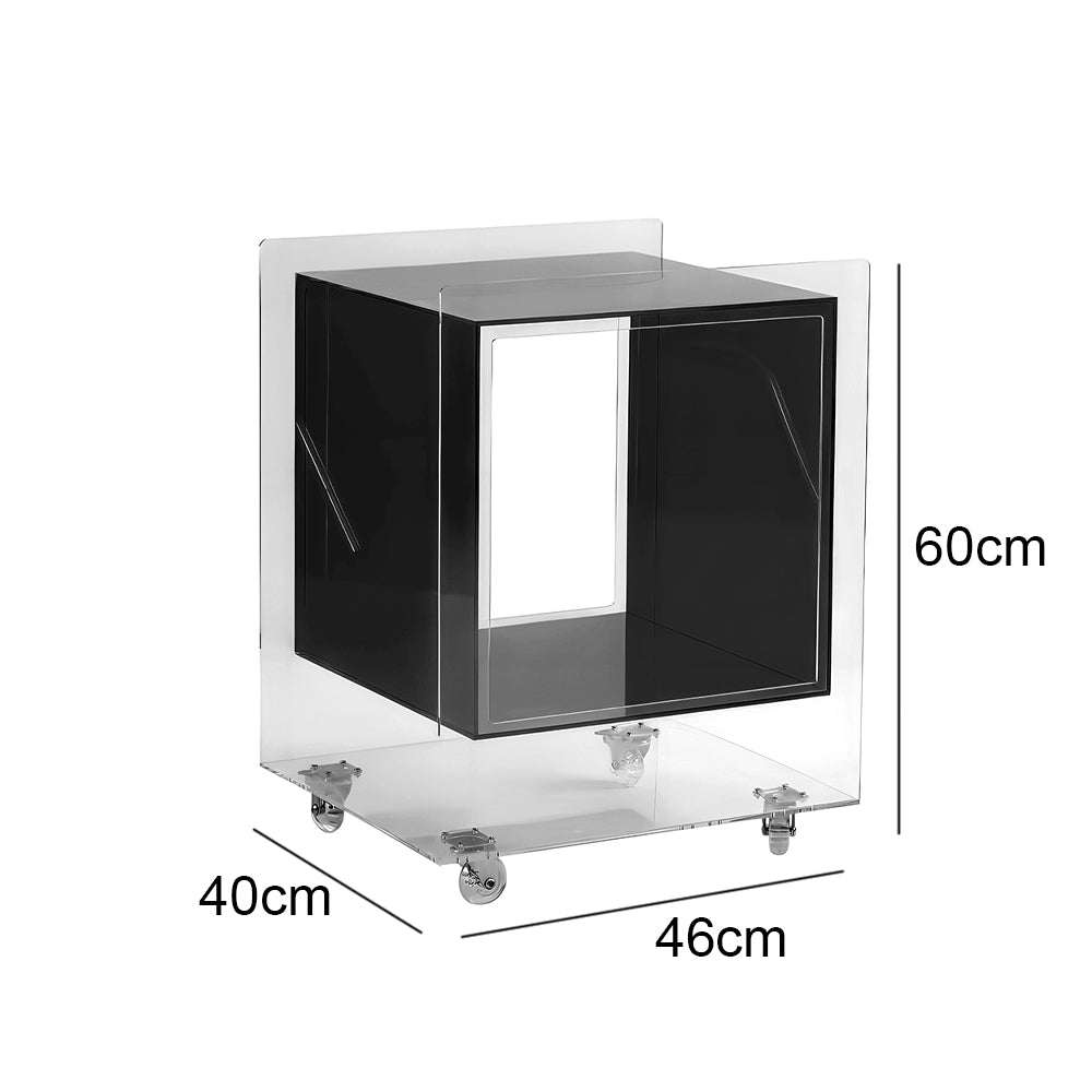 Eeeza Minimalist Acrylic Transparent Storage Cabinet