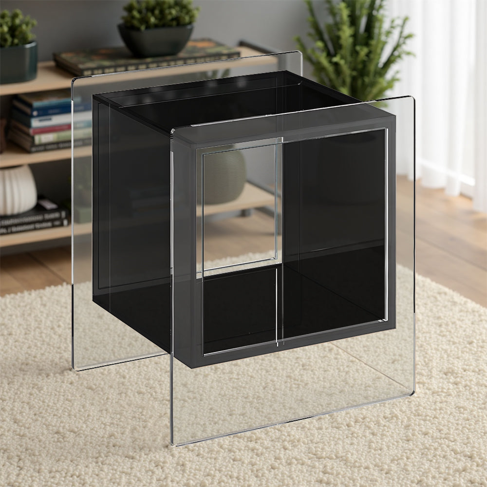 Eeeza Minimalist Acrylic Transparent Storage Cabinet