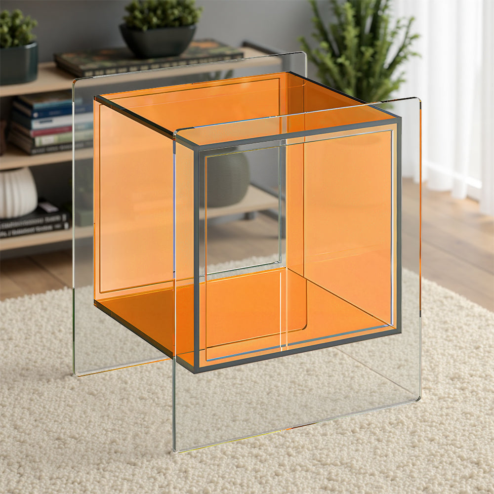 Eeeza Minimalist Acrylic Transparent Storage Cabinet