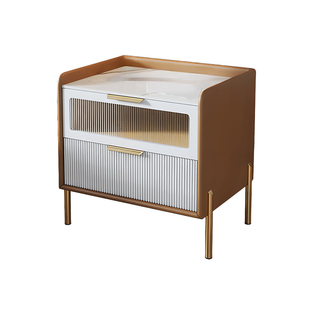 Eeeza Fashionable Microfiber Leather Side Table