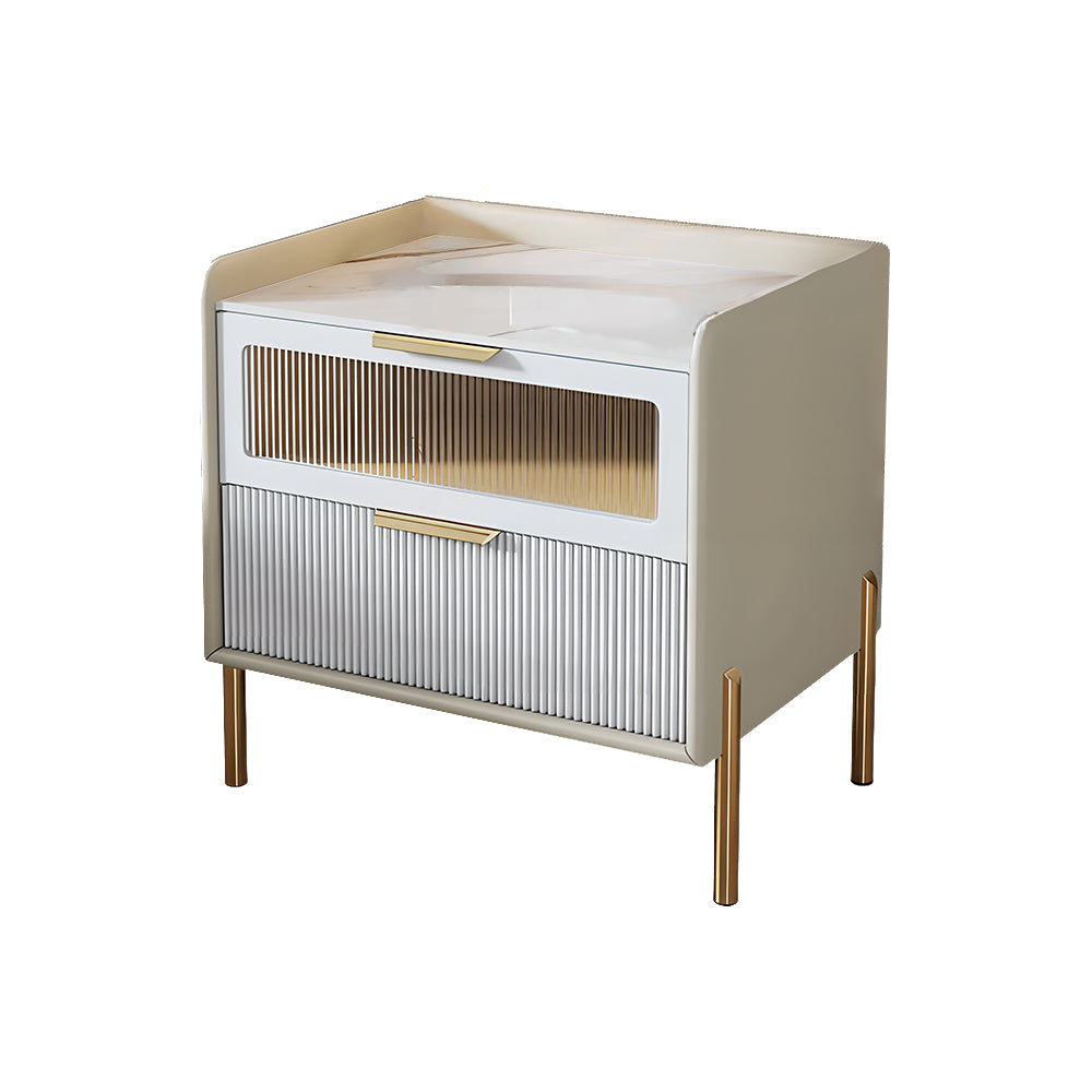 Eeeza Fashionable Microfiber Leather Side Table