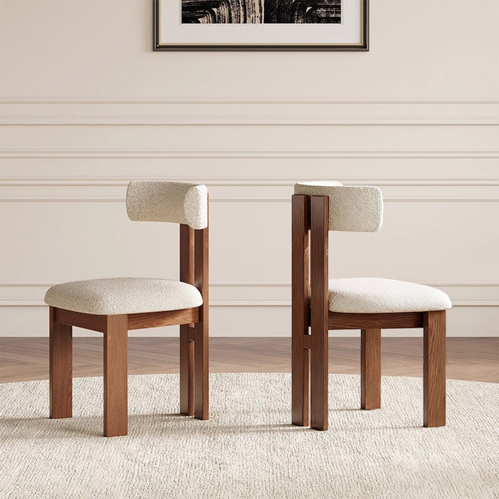 Eeeza Set of Two Modern Essence Series Blockform Chairs