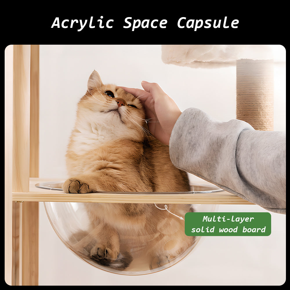 Eeeza Movable Multi-Tier Cat Cabin