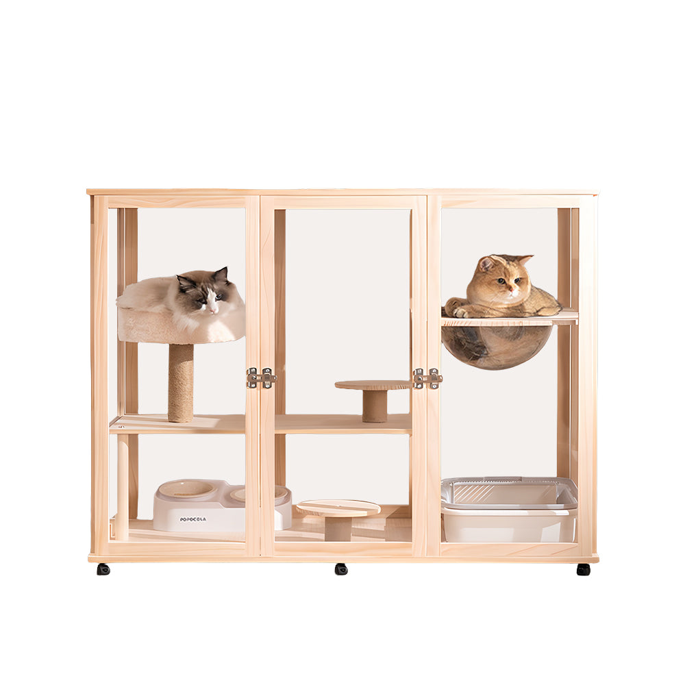 Eeeza Movable Multi-Tier Cat Cabin