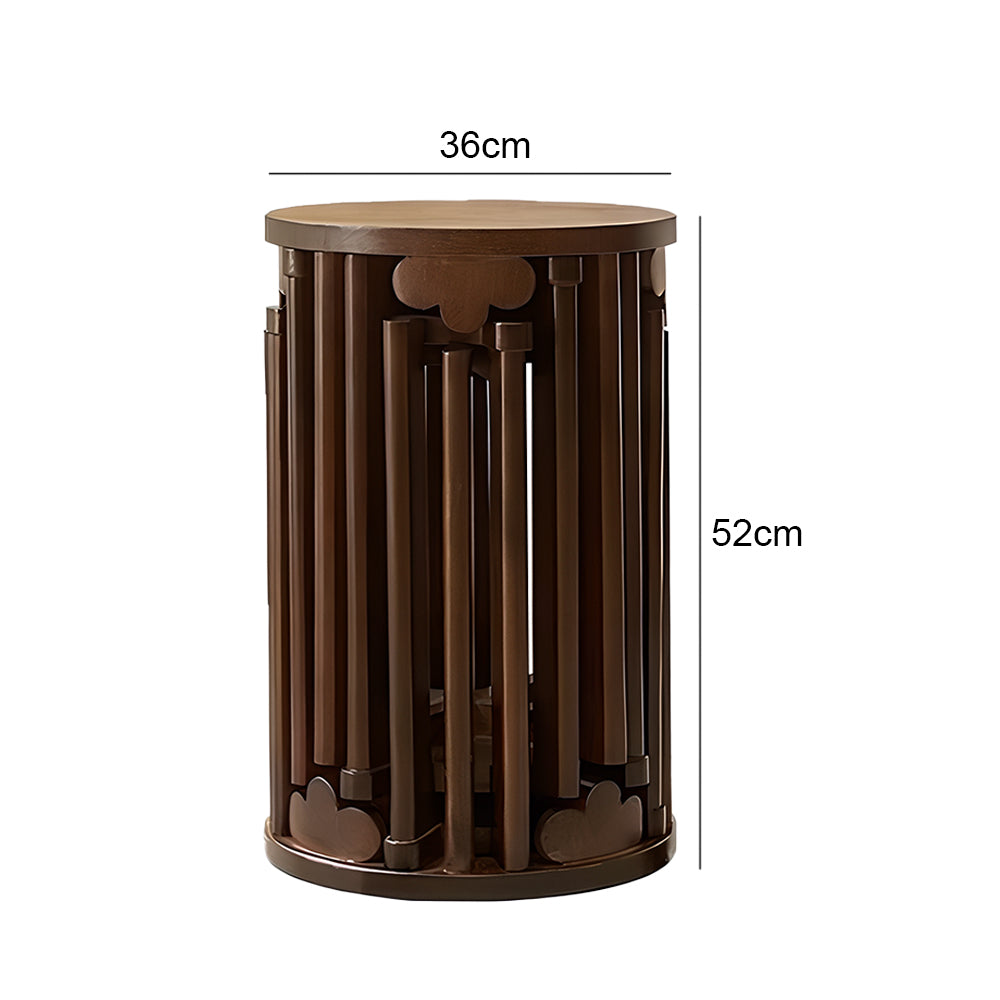 Eeeza 6-in-1 Stackable Oak Stool Set