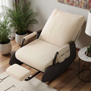 Eeeza Foldable Carbon Steel Frame Leisure Rocking Chair