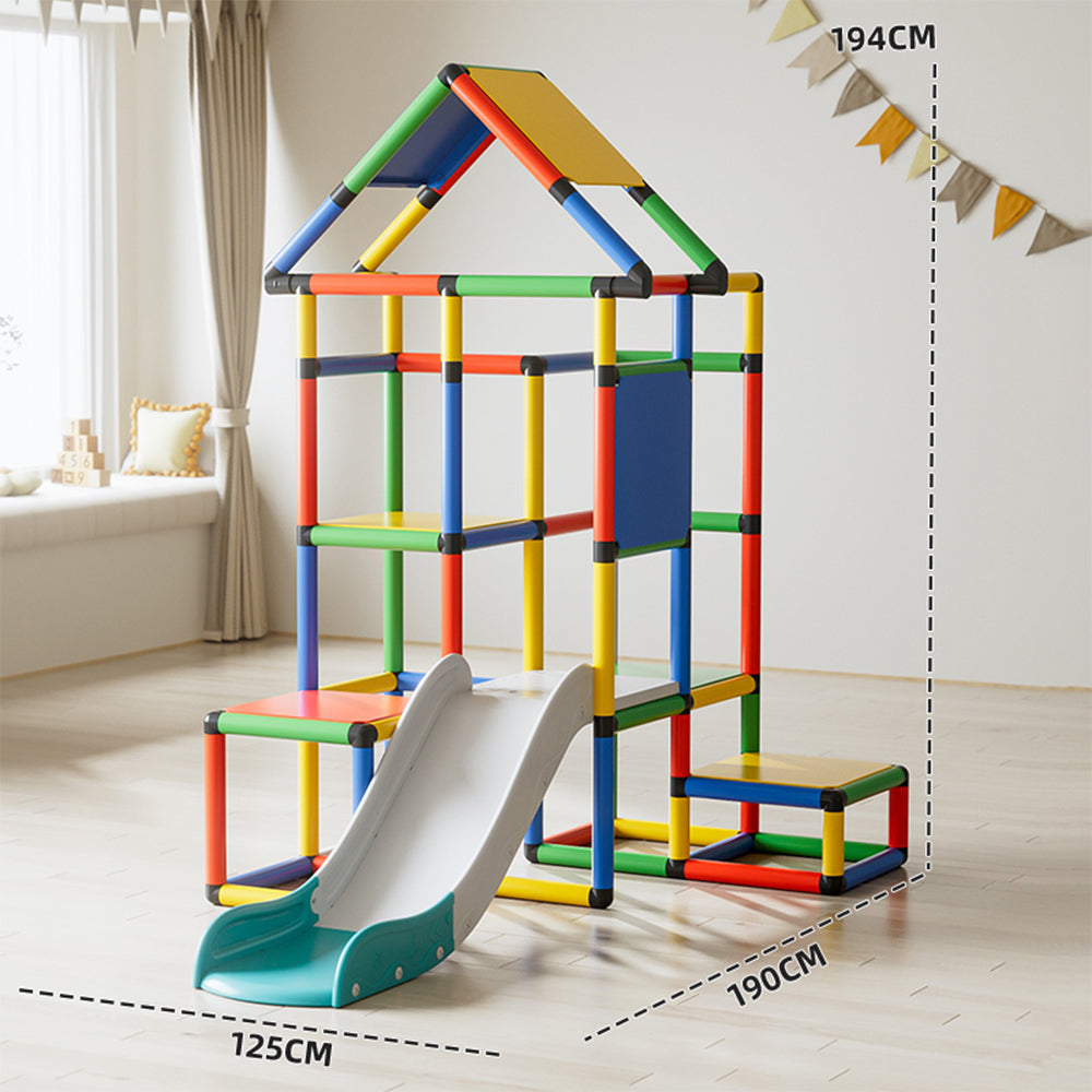 Eeeza Children's Climbing Frame With Slide