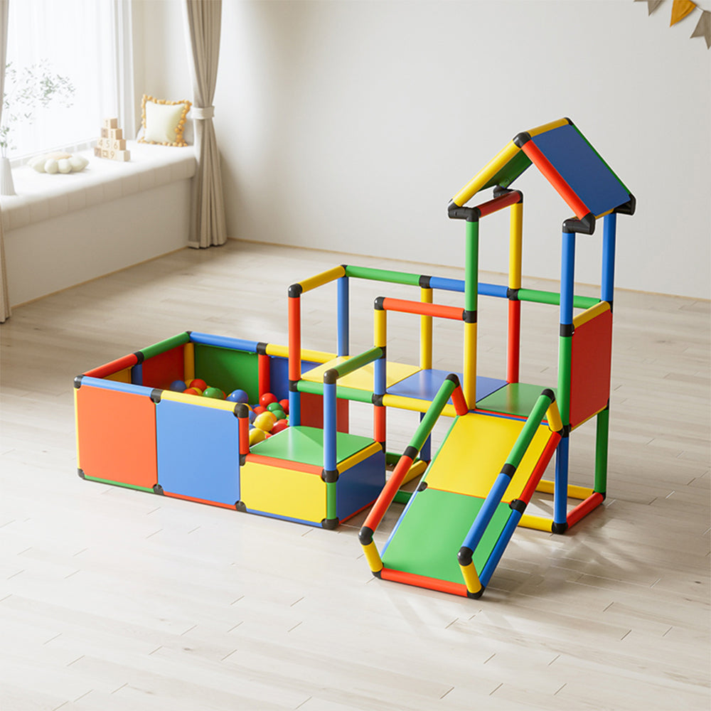 Eeeza Children's Climbing Frame With Ball Pit