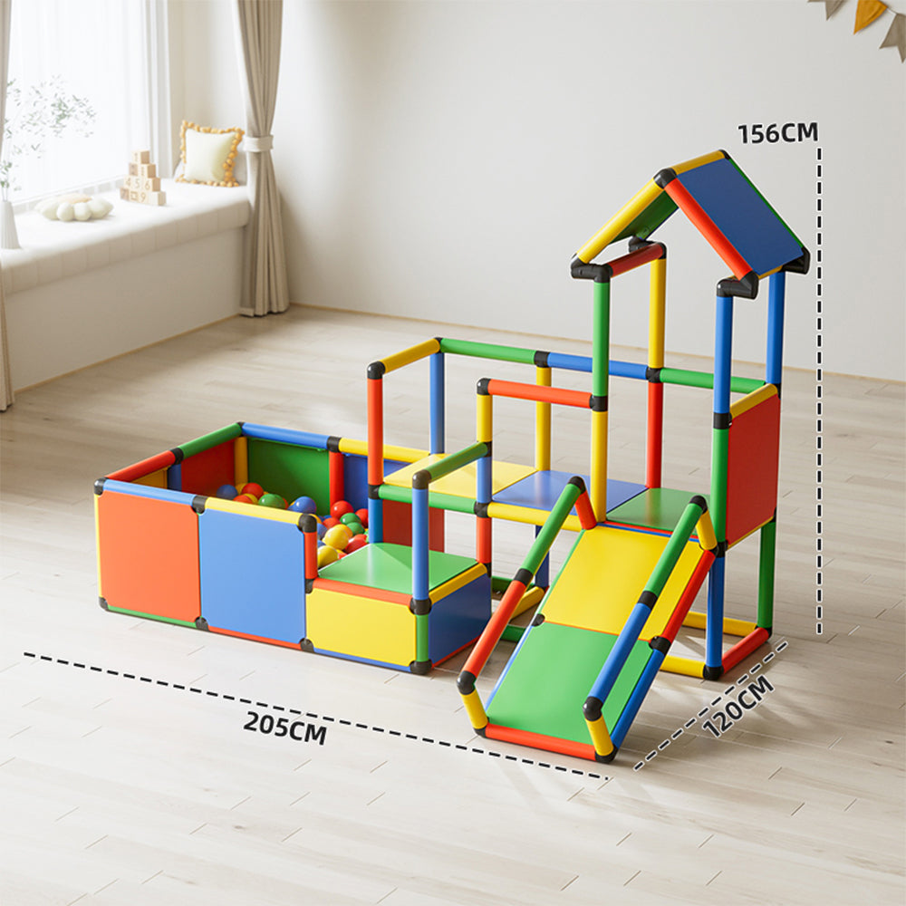 Eeeza Children's Climbing Frame With Ball Pit