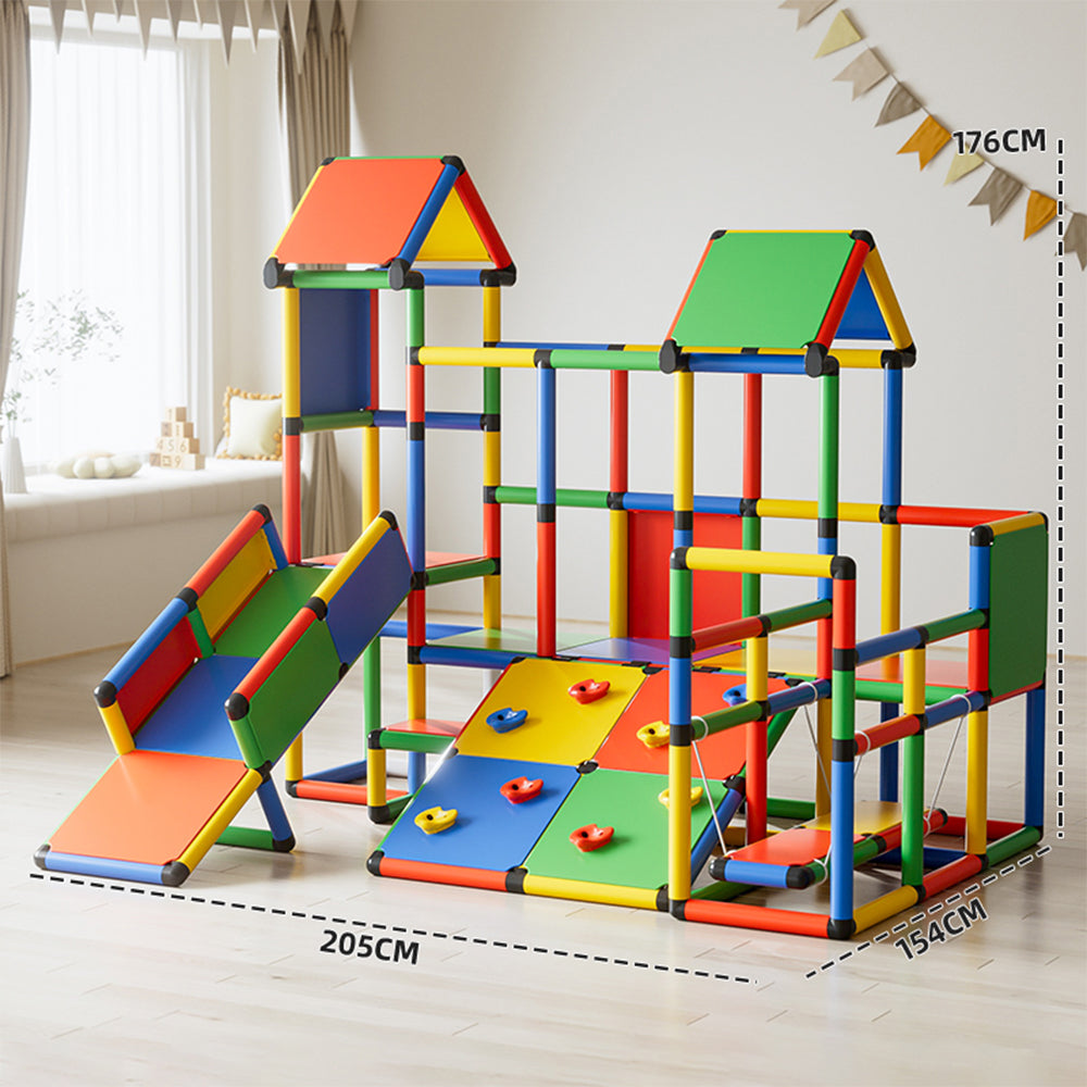 Eeeza Children's Climbing Frame With Ball Pit