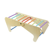 Eeeza Colourful Children's Climbing Frame, Wood