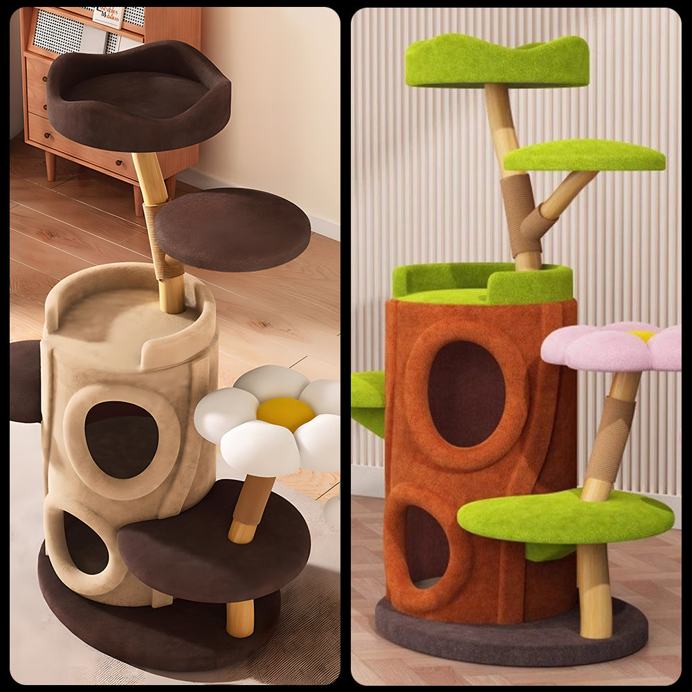 Eeeza Multi-functional Tree Hollow Structure Cat Tree