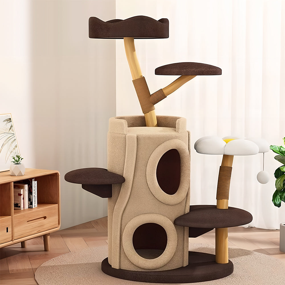 Eeeza Multi-functional Tree Hollow Structure Cat Tree