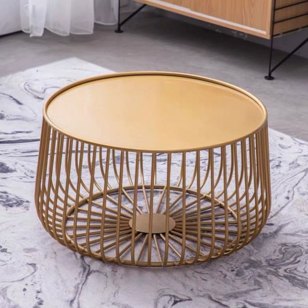 Eeeza Metal Pumpkin-shaped Coffee Table