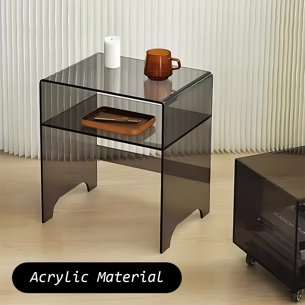 Eeeza Acrylic Transparent Storage Cabinet With Drawers