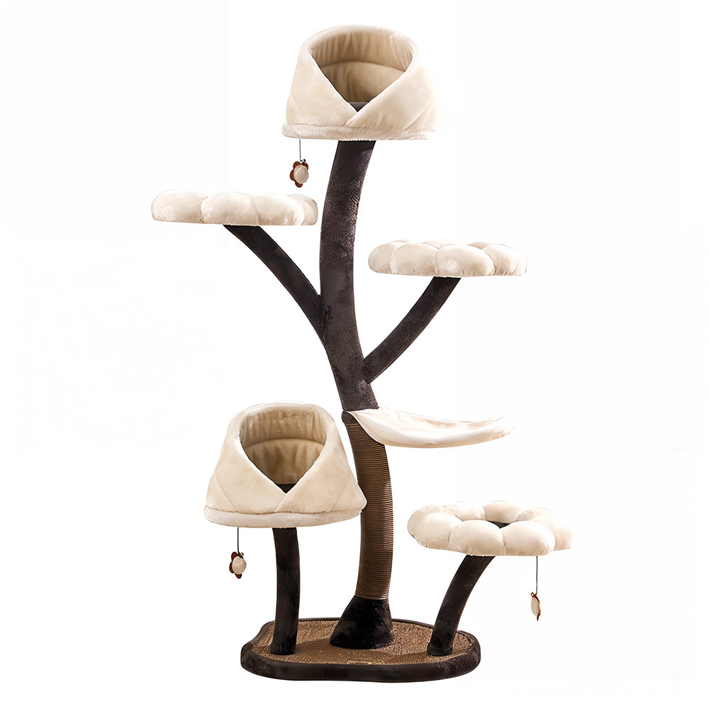 Eeeza Petals-Themed Multi-Level Cat Tree
