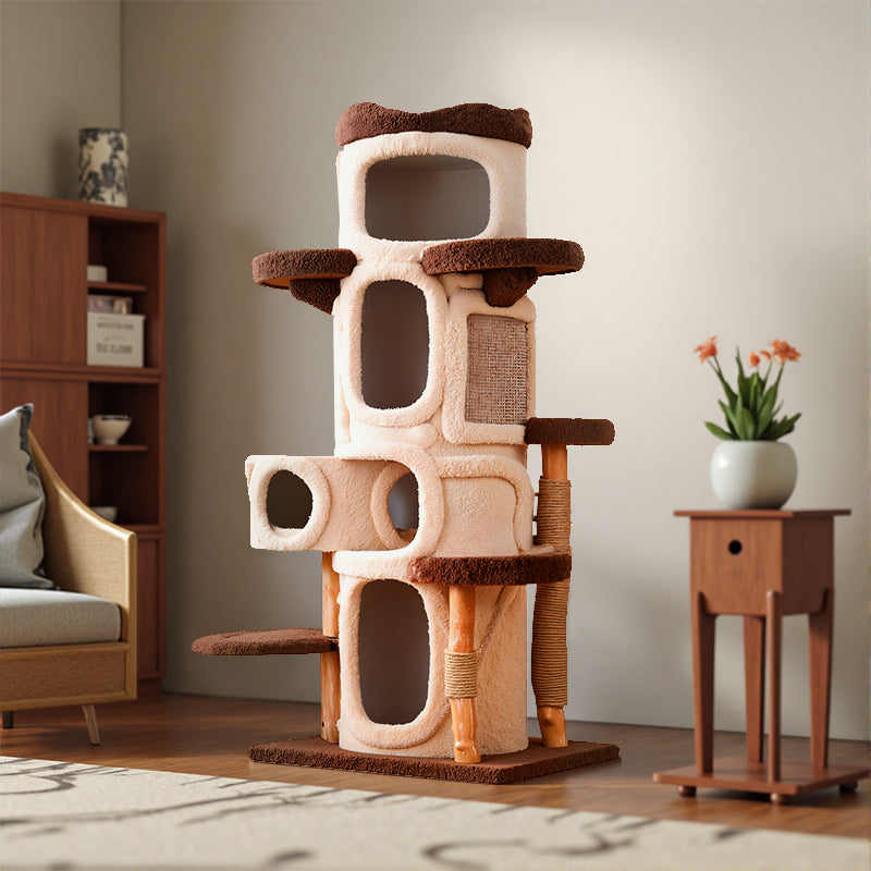 Eeeza Giant Tree-Themed Multi-Level Cat Tree