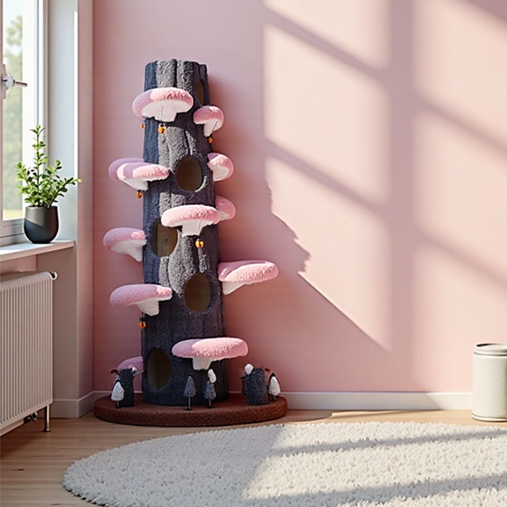 Eeeza Multi-Functional Tree Hollow Structure Cat Tree