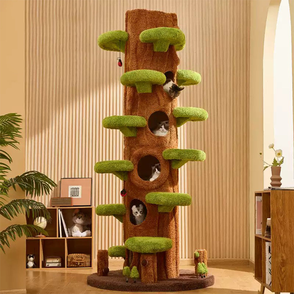 Eeeza Multi-Functional Tree Hollow Structure Cat Tree