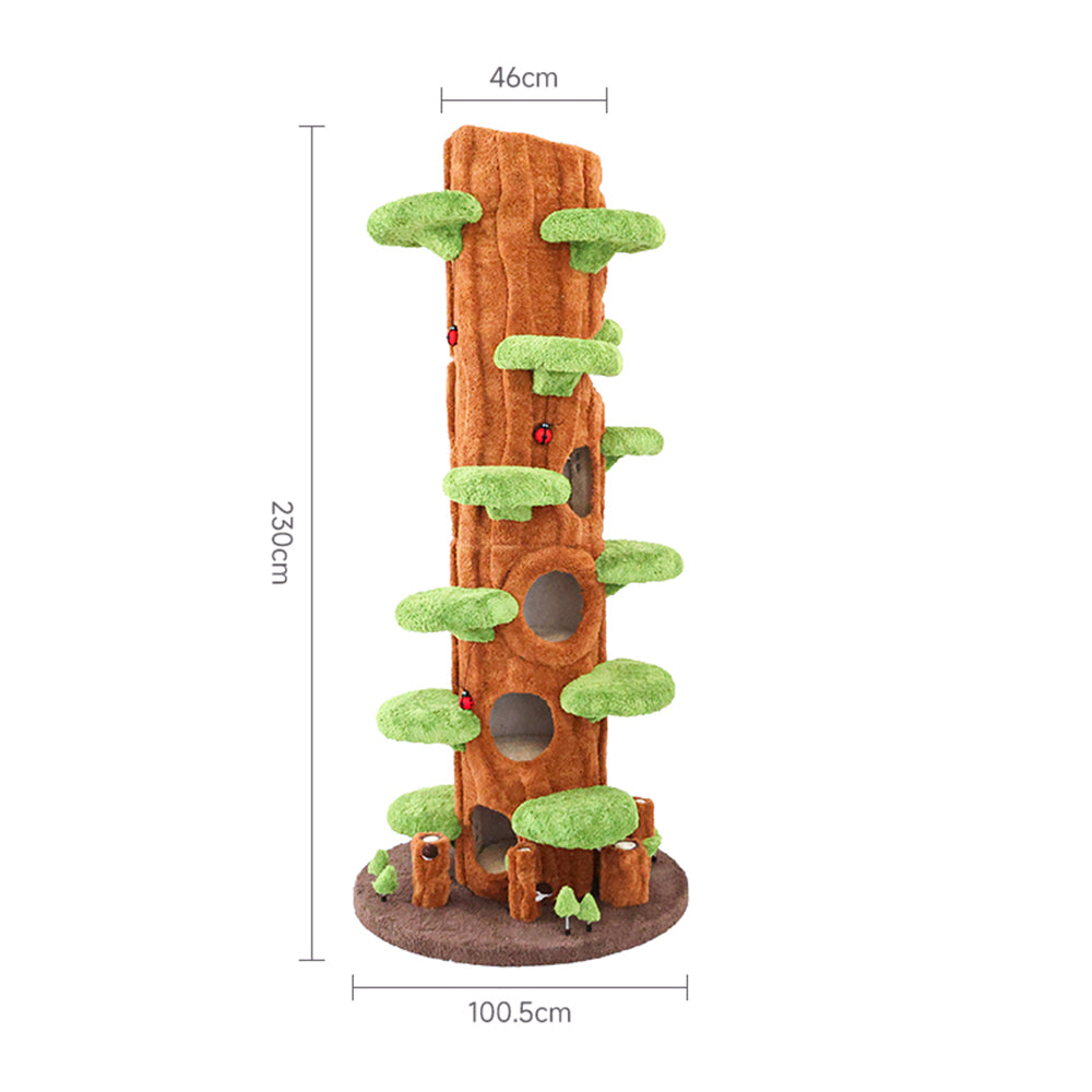 Eeeza Multi-Functional Tree Hollow Structure Cat Tree