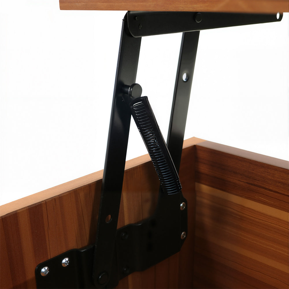 Eeeza Lift-Top Coffee Table – Hidden Storage, Adjustable Height, Minimalist Design for Living Room & Office