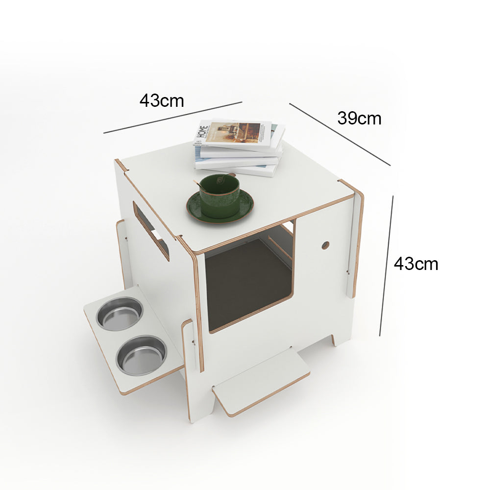 Eeeza Minimalist Multi-functional CatNap Side Table