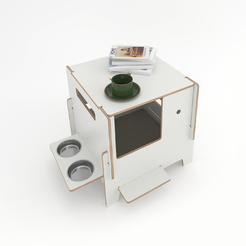 Eeeza Minimalist Multi-functional CatNap Side Table