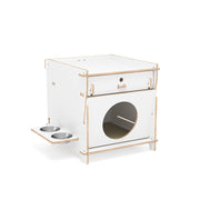 Eeeza Minimalist Multi-functional CatNap Side Table With Drawer