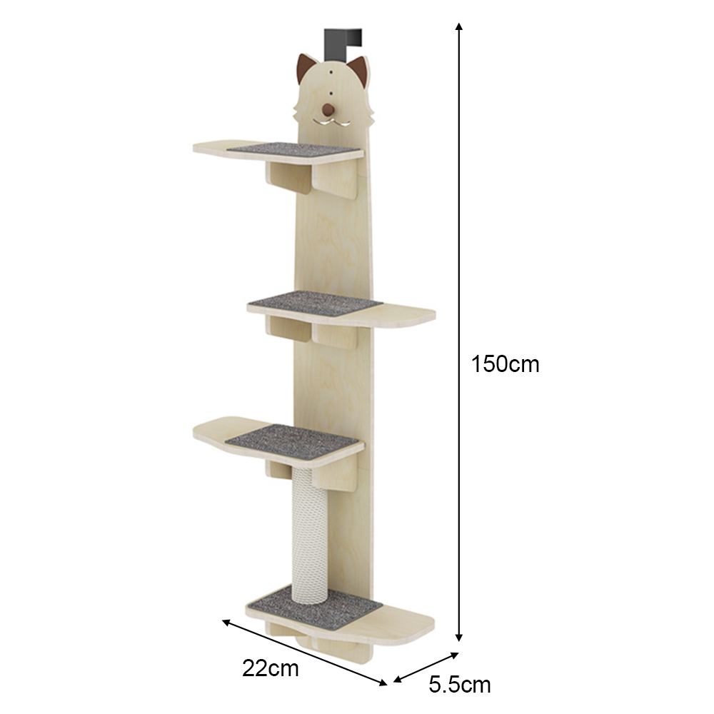 Eeeza Integrated Hanging Multi-Level Cat Tree