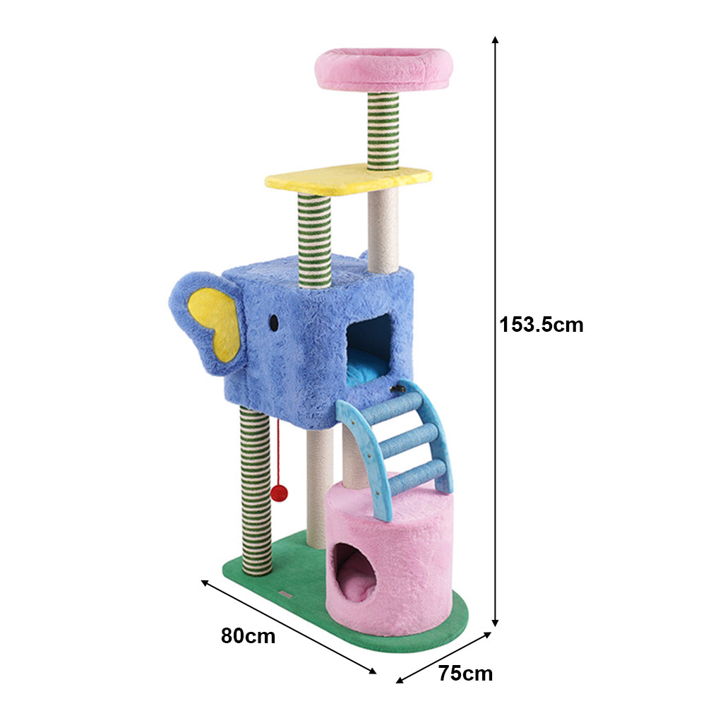 Eeeza Multi-tiered design, sturdy and shake-free cat tree
