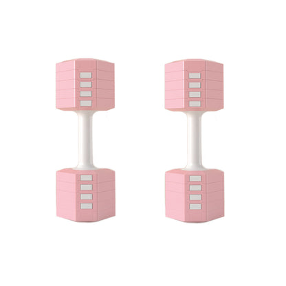 Eeeza Triangular 1.5kg-5.5kg Adjustable Dumbbell Set - Pink