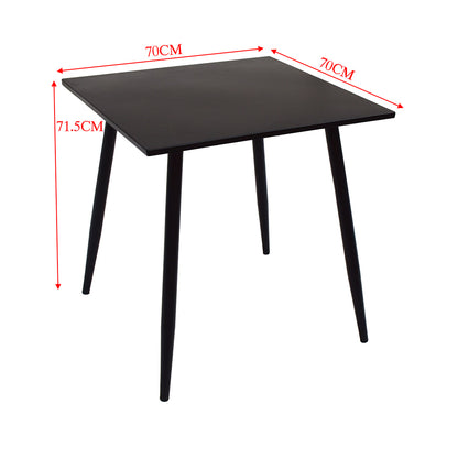 Eeeza Outdoor Iron Frame Square Table