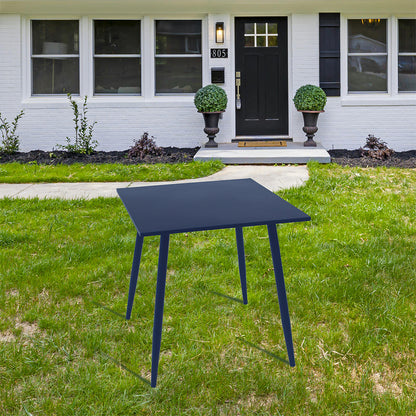 Eeeza Outdoor Iron Frame Square Table