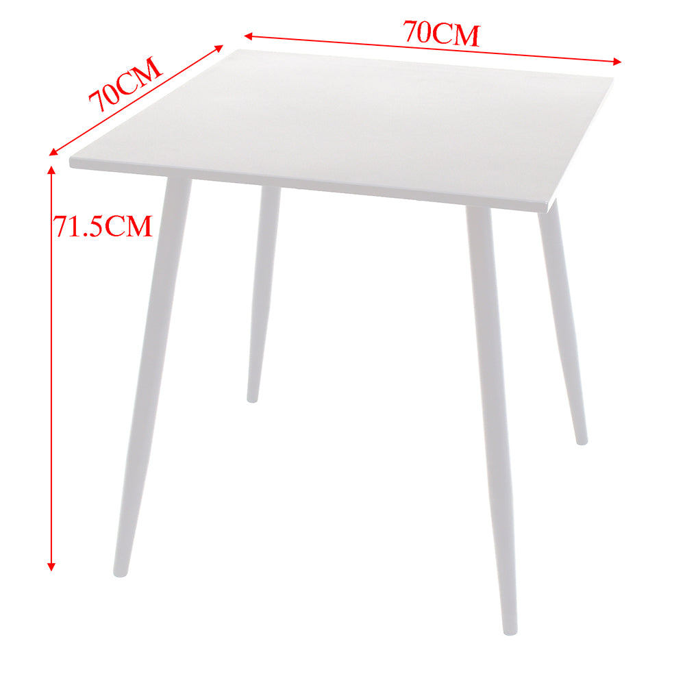 Eeeza Outdoor Iron Frame Square Table