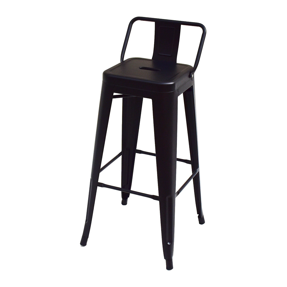 Eeeza Iron Frame Stackable Bar Stool Set