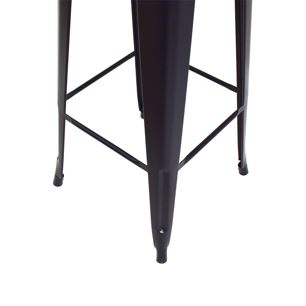 Eeeza Iron Frame Stackable Bar Stool Set