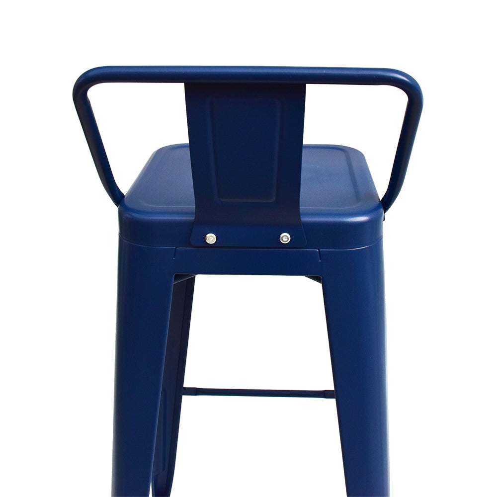 Eeeza Iron Frame Stackable Bar Stool Set