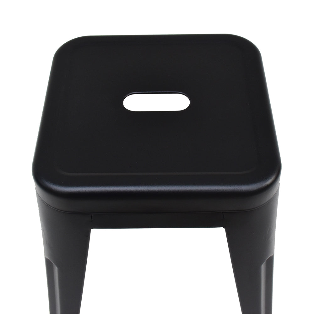 Eeeza Iron Frame Stackable Bar Stool Set