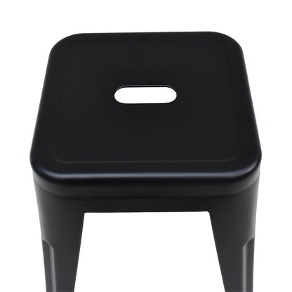 Eeeza Iron Frame Stackable Bar Stool Set