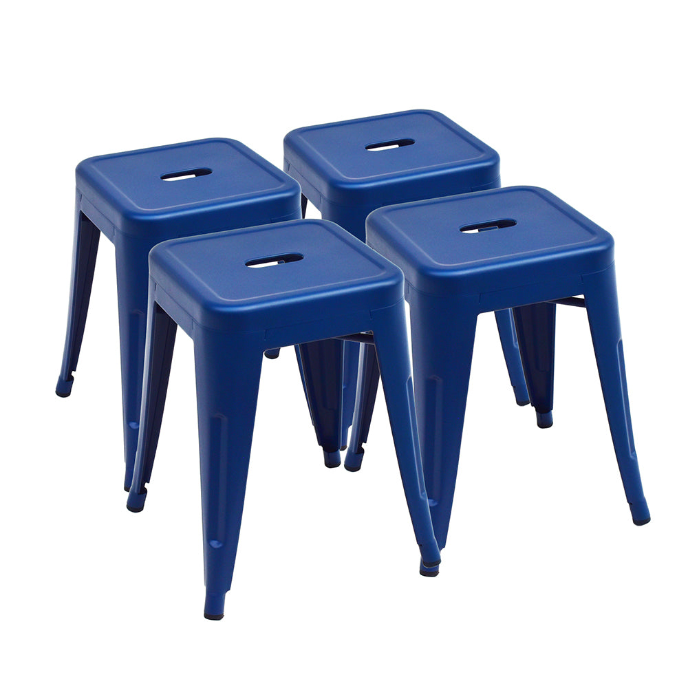 Eeeza Iron Frame Stackable Bar Stool Set