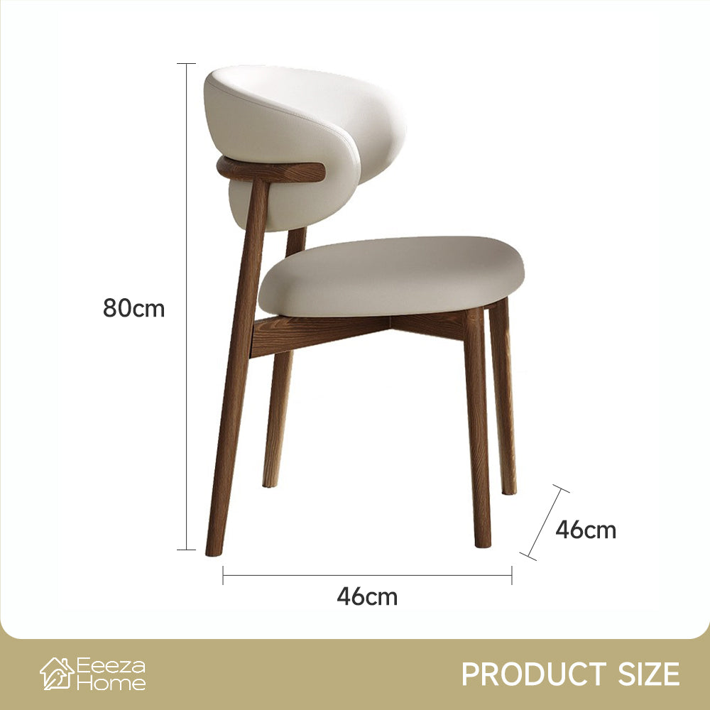 Eeeza Modern Essence Series Wrapback Chair