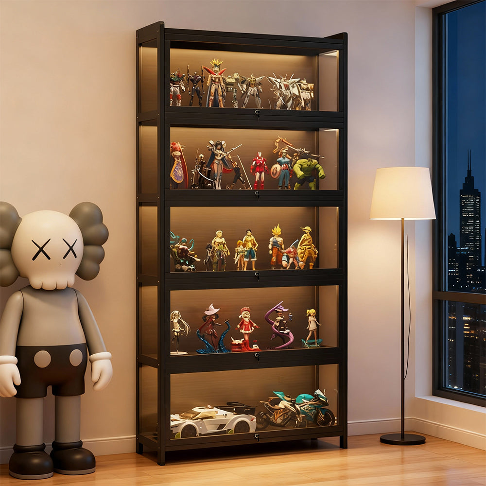 Eeeza Spacious Minimalist Display Cabinet