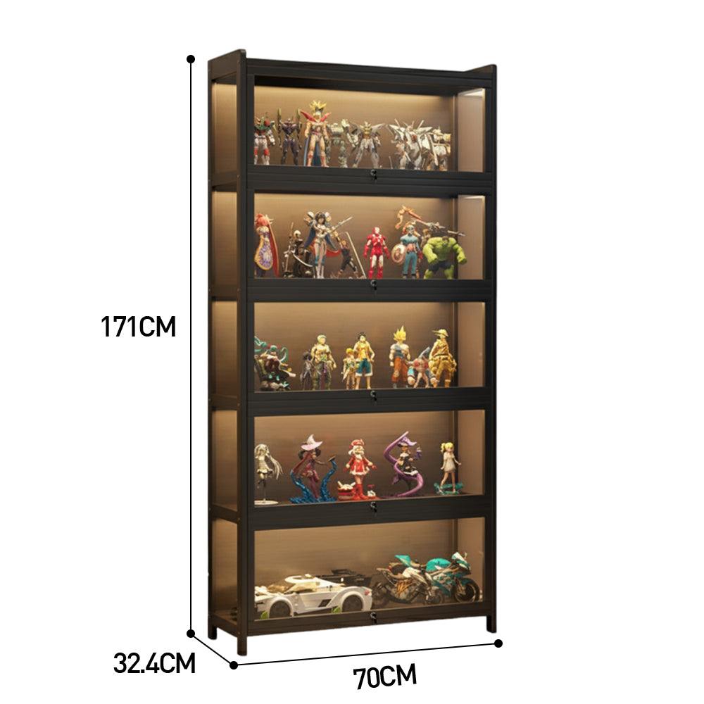 Eeeza Spacious Minimalist Display Cabinet