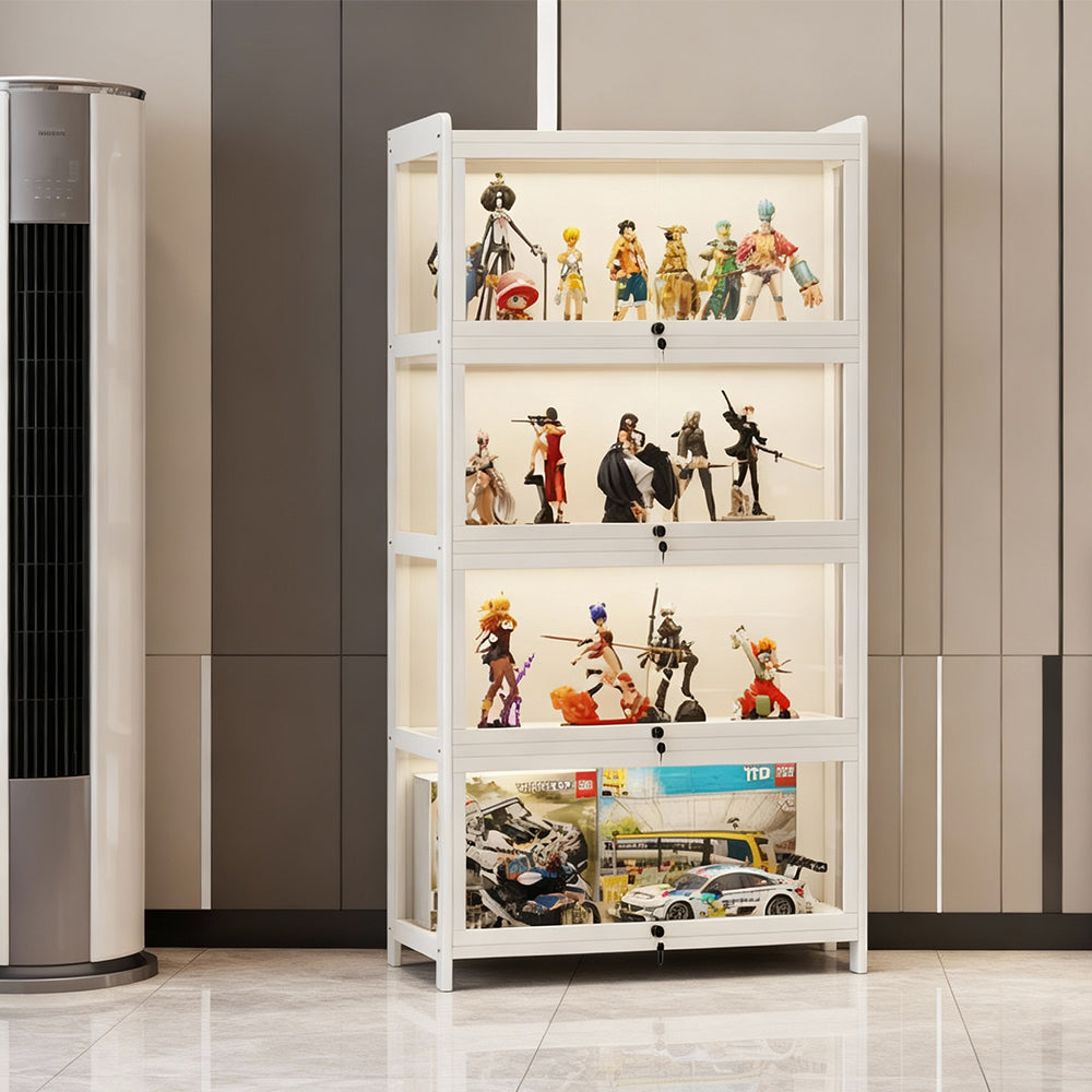 Eeeza Spacious Minimalist Display Cabinet