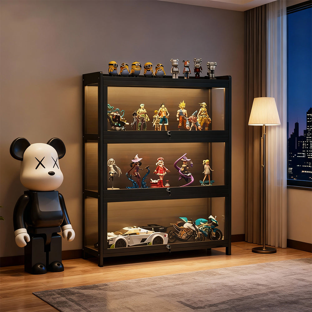 Eeeza Spacious Minimalist Display Cabinet
