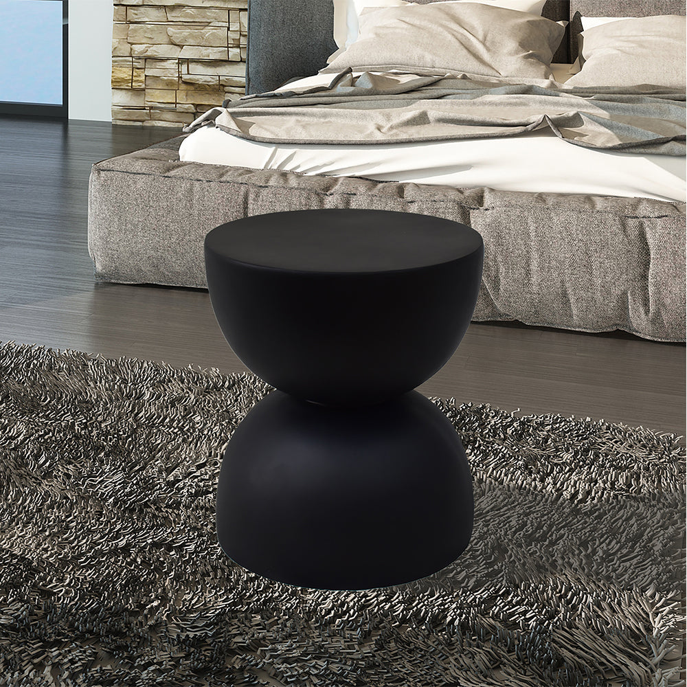 Eeeza Unique Hourglass Design Side Table